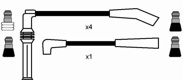 Tändkabelsats Ngk 8467 NGK