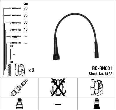 Tändkabelsats Ngk 8183 NGK