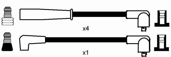 Tändkabelsats Ngk 7366 NGK