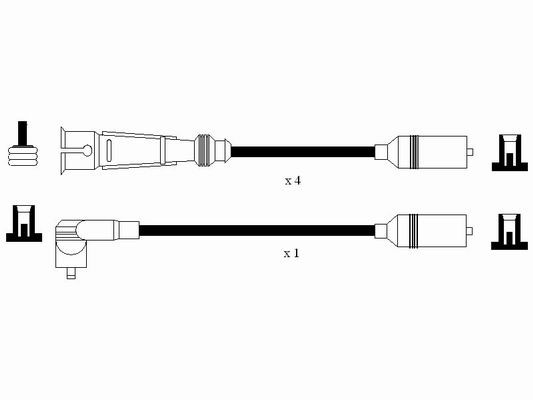 Tändkabelsats Ngk 7363 NGK