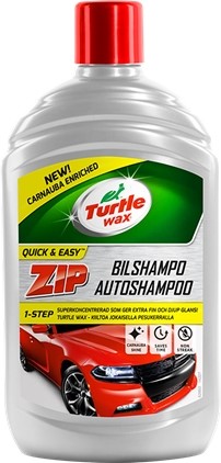Zip Bilschampo, 0,5 liter, Universal Turtle Wax