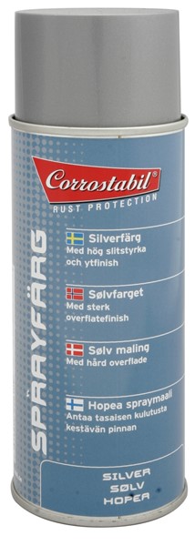Sprayfärg silver 400 ml, Universal Carostabil