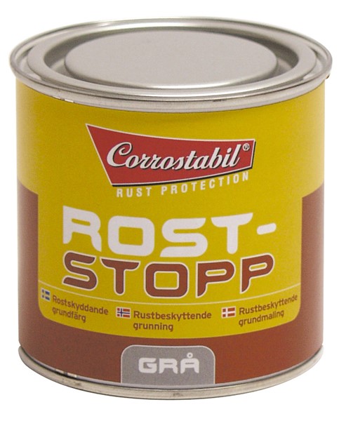 Rost Stopp grundfärg grå burk 250 ml, Universal Carostabil