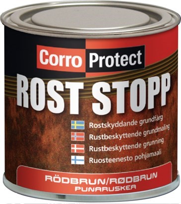 Rost Stopp grundfärg rödbrun burk  250 ml, Universal Carostabil