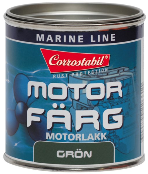 Marin Motorfärg grön burk 250 ml, Universal Carostabil