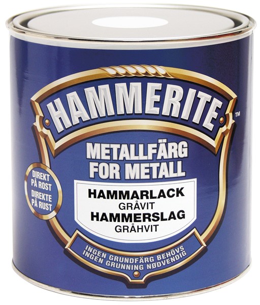 Hammarlack gråvit burk 2,5 liter, Universal Hammerite SEAB399 Hammerite