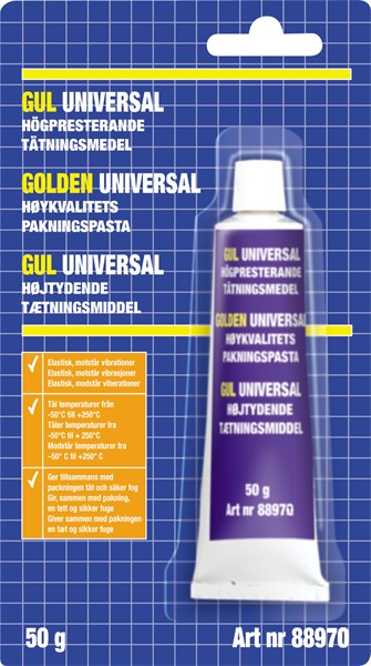 Tätning Gul 50 g, Universal Permatex