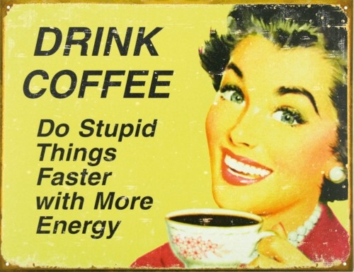 Plåtskylt/ephemera- Coffee Stu, Universal