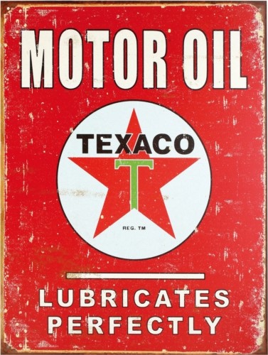 Plåtskylt/texaco, Universal