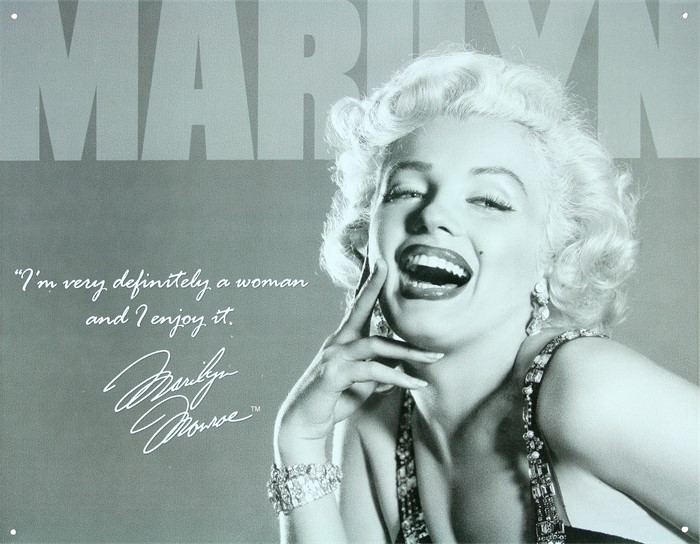 Plåtskylt/marilyn Monroe Defin, Universal