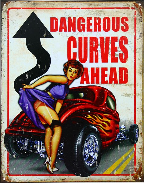 Plåtskylt/dangerous Curves, Universal