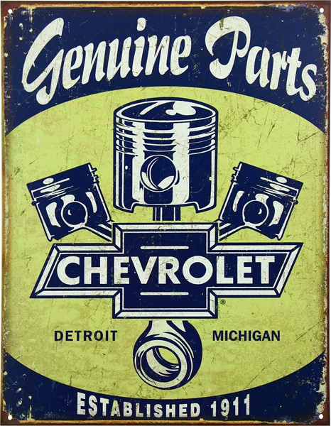 Plåtskylt/chevrolet Parts, Universal