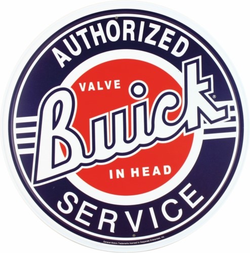 Plåtskylt/gm Buick Service, Universal
