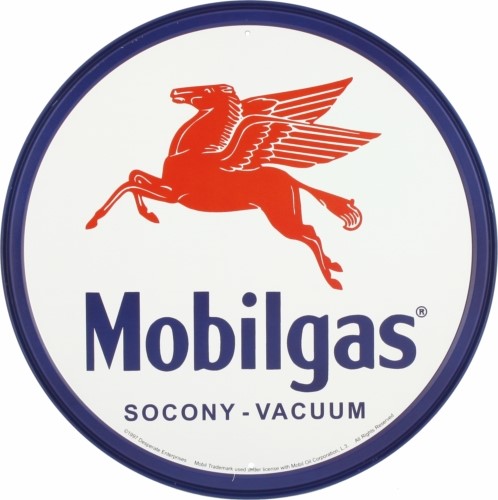 Plåtskylt/mobilgas Pegasus, Universal