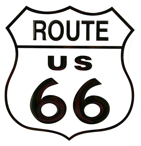 Plåtskylt/route 66 Shield, Universal