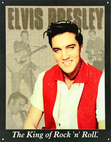 Plåtskylt/elvis Portrait, Universal