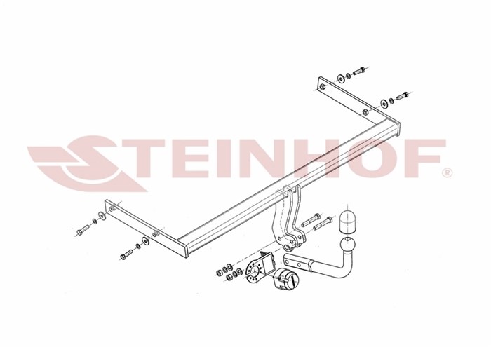 Dragkrok, Standard Audi A3 Sportback (8pa) Steinhof