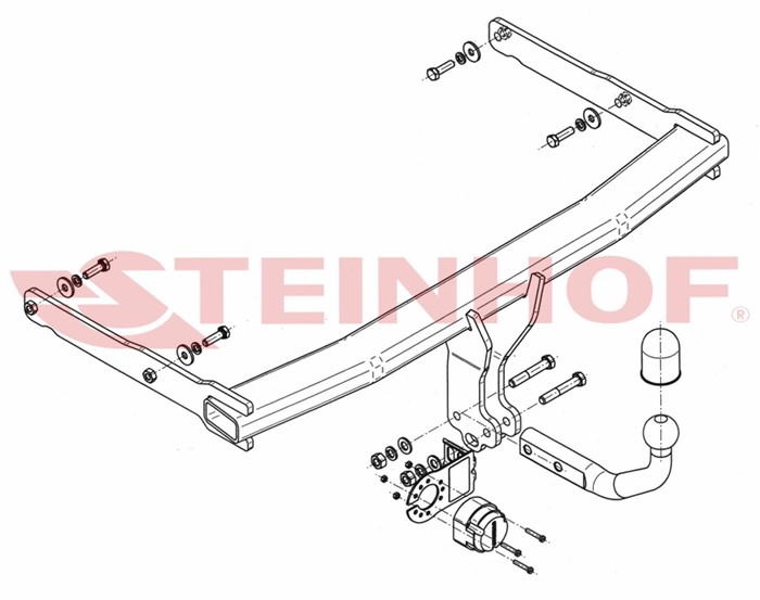 Dragkrok, Standard Audi A6 Allroad C7 (4gh, 4gj) Steinhof A-100 Steinhof Dragkrok, Standard Audi A6 Allroad C7 (4gh, 4gj) Steinhof A-100 Steinhof