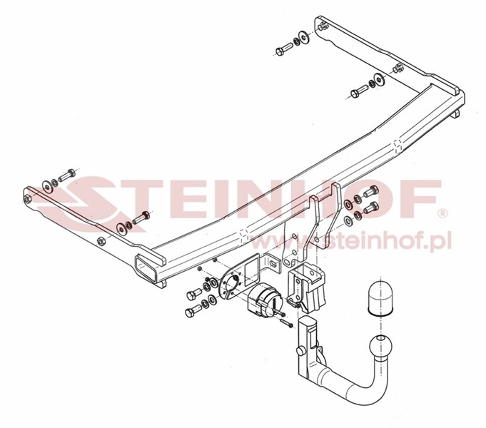 Dragkrok, Avtagbar Audi A6 Allroad C7 (4gh, 4gj) Steinhof A-101 Steinhof
