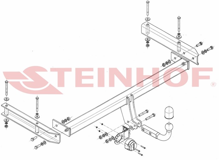 Dragkrok, Standard Audi A6 Allroad C6 (4fh) Steinhof A-102 Steinhof