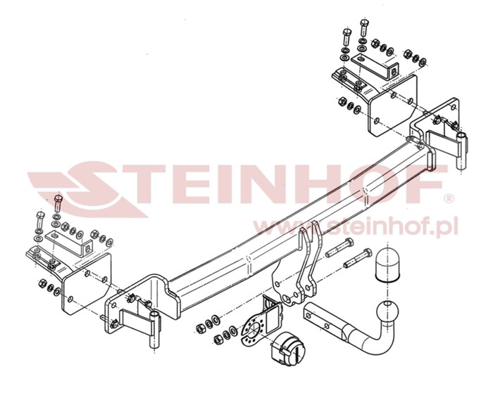 Dragkrok, Standard Bmw 5 Touring (e39) Steinhof B-041 Steinhof Dragkrok, Standard Bmw 5 Touring (e39) Steinhof B-041 Steinhof