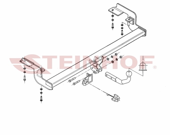 Dragkrok, Standard Citro C5 I (dc_) Steinhof C-032 Steinhof