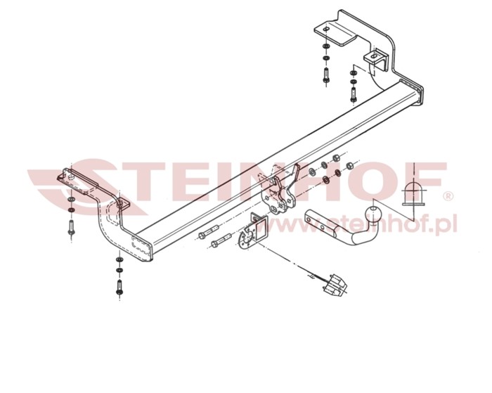 Dragkrok, Standard Citro C5 I (dc_) Steinhof C-032 Steinhof