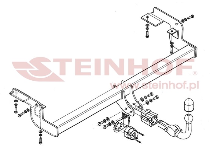 Dragkrok, Avtagbar Citro C5 Ii (rc_) Steinhof C-036 Steinhof