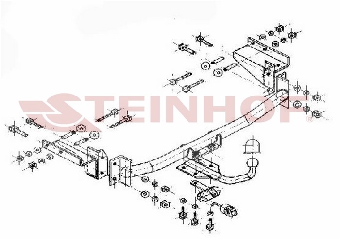 Dragkrok, Standard Fiat Marea (185_) Steinhof F-105 Steinhof Dragkrok, Standard Fiat Marea (185_) Steinhof F-105 Steinhof