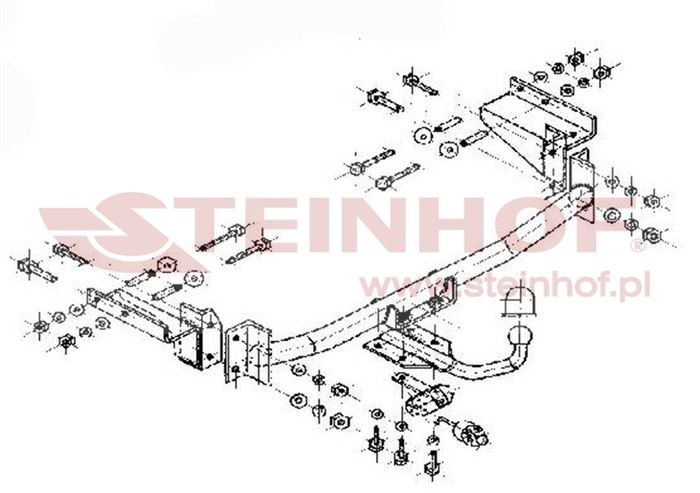 Dragkrok, Standard Fiat Marea (185_) Steinhof F-105 Steinhof Dragkrok, Standard Fiat Marea (185_) Steinhof F-105 Steinhof