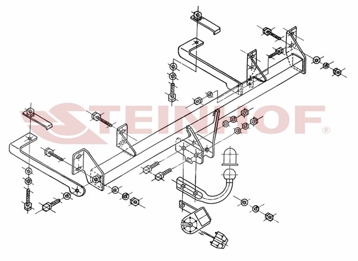 Dragkrok, Standard Fiat Panda (169_) Steinhof F-116 Steinhof Dragkrok, Standard Fiat Panda (169_) Steinhof F-116 Steinhof