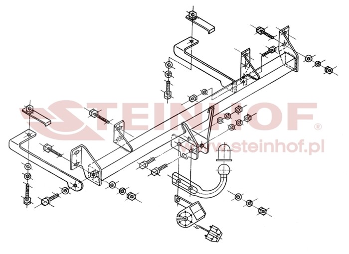 Dragkrok, Standard Fiat Panda (169_) Steinhof F-116 Steinhof Dragkrok, Standard Fiat Panda (169_) Steinhof F-116 Steinhof