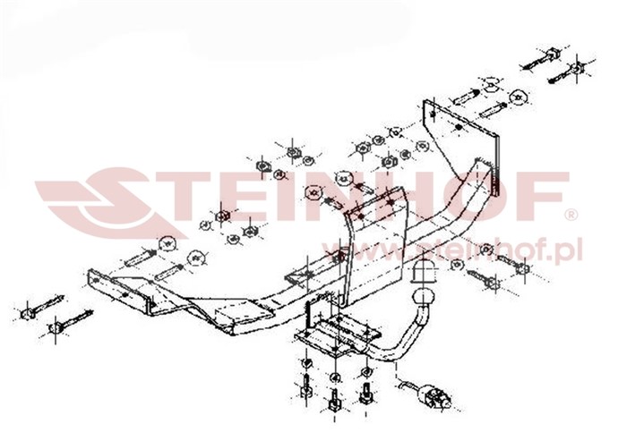 Dragkrok, Standard Fiat Tipo (160_) Steinhof F-140 Steinhof Dragkrok, Standard Fiat Tipo (160_) Steinhof F-140 Steinhof