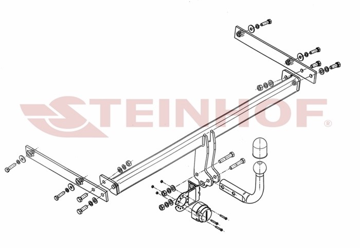 Dragkrok, Standard Ford Fiesta Vi (cb1, Ccn) Steinhof