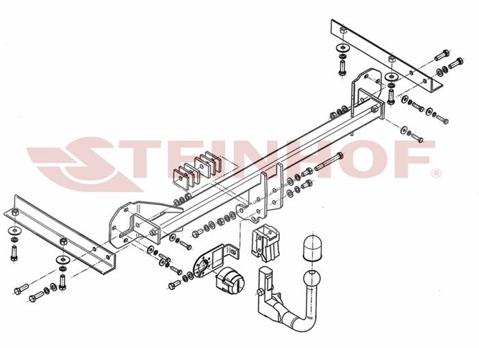 Dragkrok Honda Civic IX Steinhof H-043 Steinhof