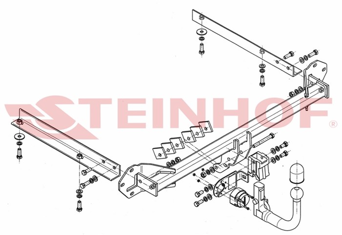 Dragkrok Honda Civic IX Tourer Steinhof H-060 Steinhof