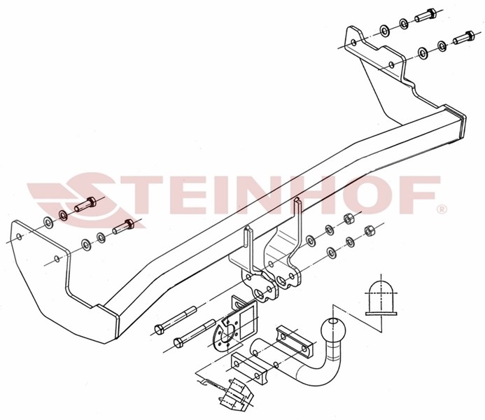 Dragkrok, Standard Hyundai Getz (tb) Steinhof Dragkrok, Standard Hyundai Getz (tb) Steinhof