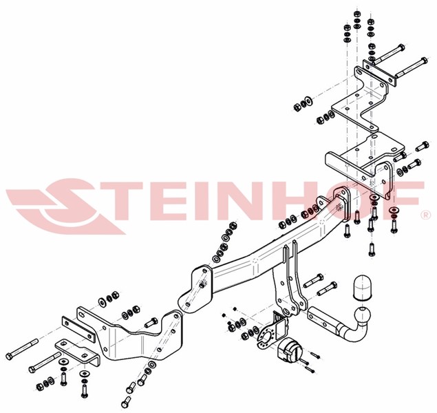 Dragkrok, Standard Kia Sorento Iii (um) Steinhof K-039 Steinhof