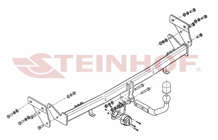 Dragkrok Kia Rio III Sedan Steinhof K-049 Steinhof