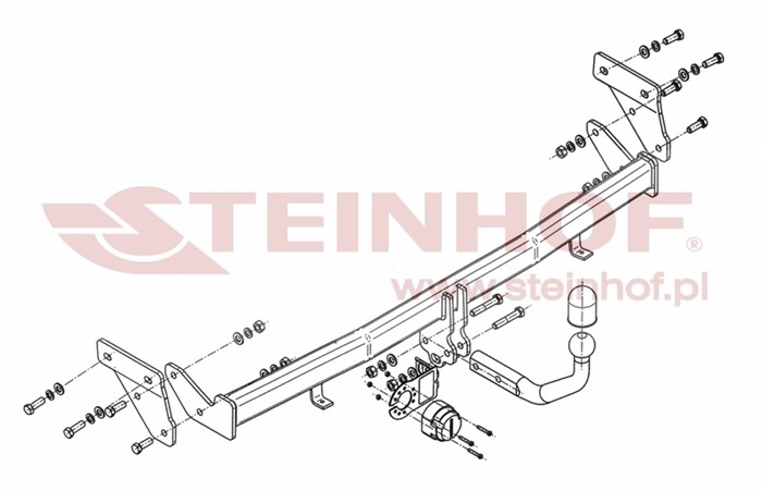 Dragkrok Kia Rio III Sedan Steinhof K-049 Steinhof