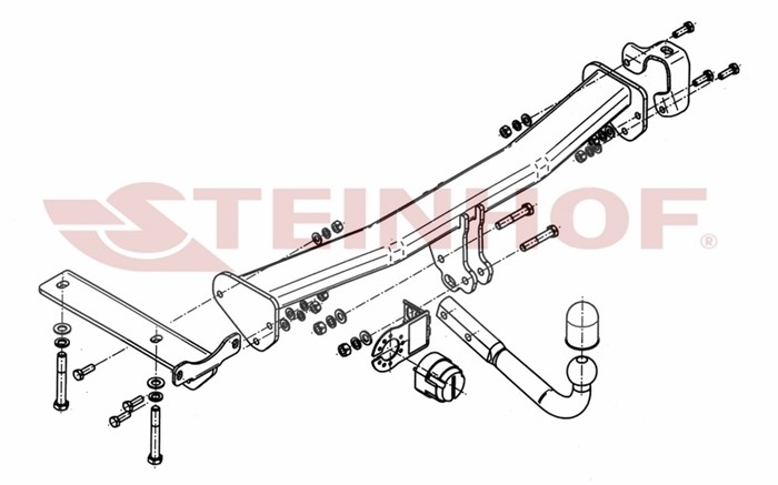 Dragkrok, Standard Landrover Freelander 2 (l359) Steinhof L-102 Steinhof Dragkrok, Standard Landrover Freelander 2 (l359) Steinhof L-102 Steinhof