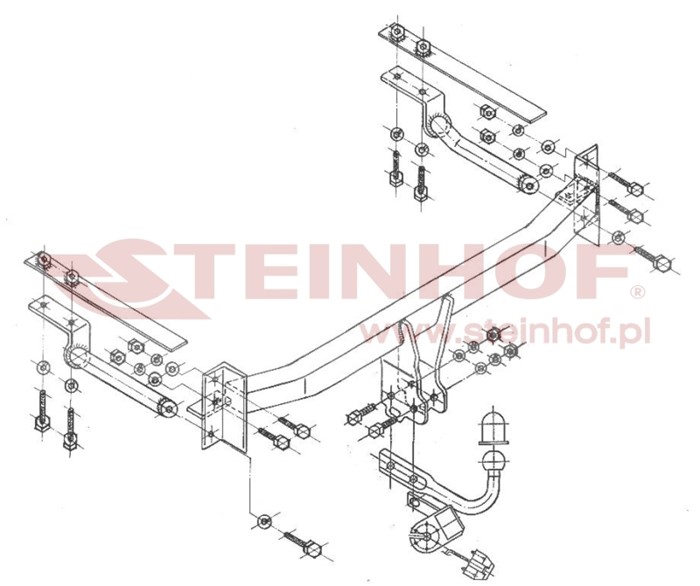 Dragkrok, Standard Mazda 626 V Station Wagon (gw) Steinhof M-014 Steinhof Dragkrok, Standard Mazda 626 V Station Wagon (gw) Steinhof M-014 Steinhof