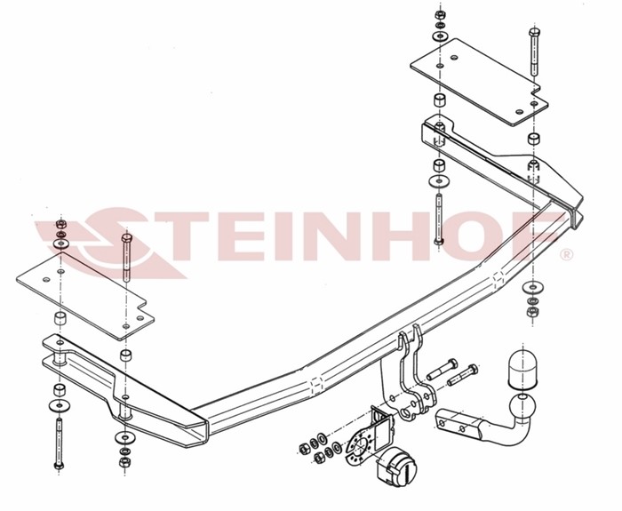 Dragkrok, Standard Mazda 6 Hatchback (gg) Steinhof M-022 Steinhof