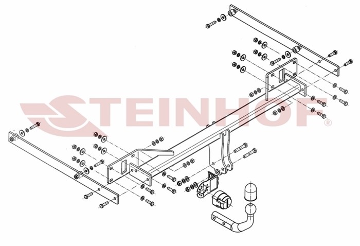 Dragkrok, Standard Merce E-klass (w212) Steinhof Dragkrok, Standard Merce E-klass (w212) Steinhof