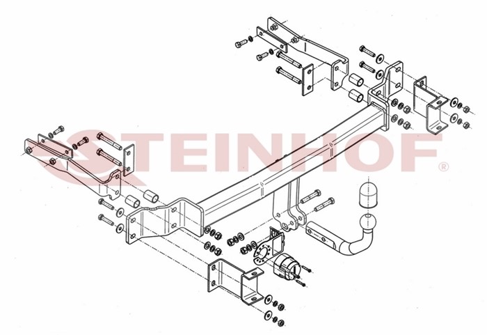 Dragkrok, Standard Merce E-klass T-model (s211) Steinhof Dragkrok, Standard Merce E-klass T-model (s211) Steinhof