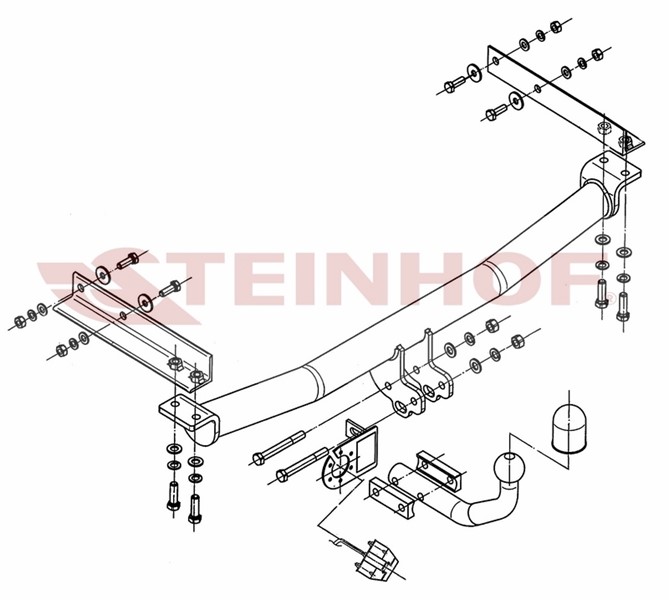 Dragkrok, Standard Merce E-klass T-model (s210) Steinhof M-124 Steinhof Dragkrok, Standard Merce E-klass T-model (s210) Steinhof M-124 Steinhof