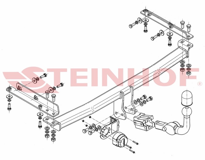 Dragkrok Nissan Micra III Steinhof N-058 Steinhof