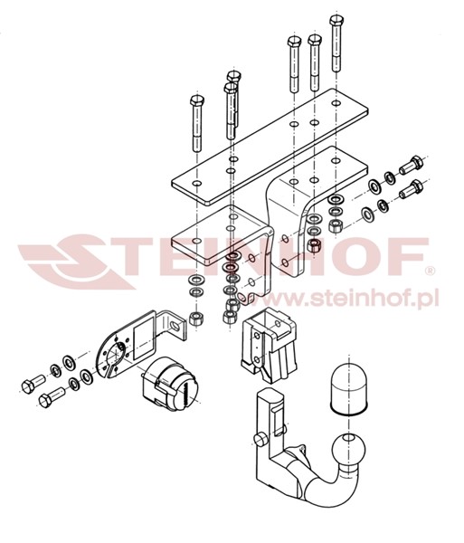 Dragkrok Nissan Pathfinder III Steinhof N-079 Steinhof