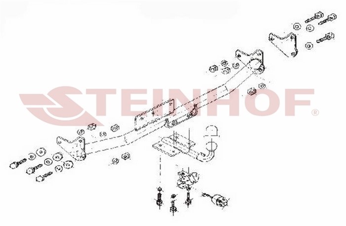 Dragkrok, Standard Peuge 306 (7b, N3, N5) Steinhof P-030 Steinhof