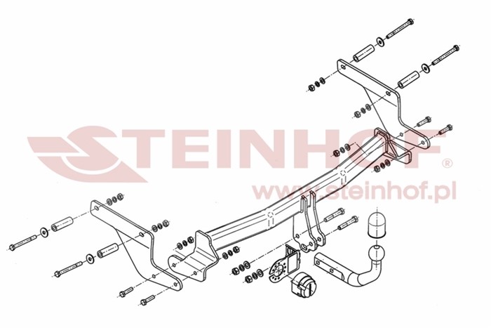 Dragkrok, Standard Renau Captur I (j5_, H5_) Steinhof